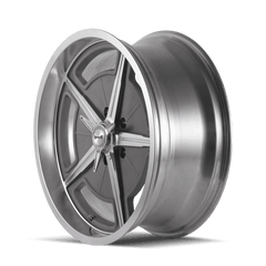18x9.5 RIDLER 605 5x5.5 Offset (0) Center Bore (108) Style #605 | 605 - 8985GM - Black Patch Performance - RIDL6058985GM