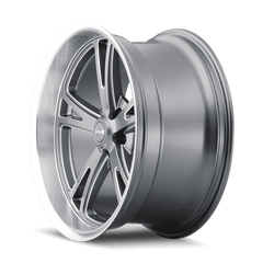 18x9.5 RIDLER 606 5x4.75 Offset (0) Center Bore (83.82) Style #606 | 606 - 8961G - Black Patch Performance - RIDL6068961G