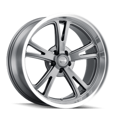18x9.5 RIDLER 606 5x4.75 Offset (0) Center Bore (83.82) Style #606 | 606 - 8961G - Black Patch Performance - RIDL6068961G