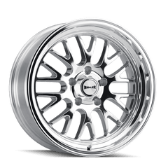 20x8.5 RIDLER 607 5x4.5 Offset (0) Center Bore (83.82) Style #607 | 607 - 2865P - Black Patch Performance - RIDL6072865P