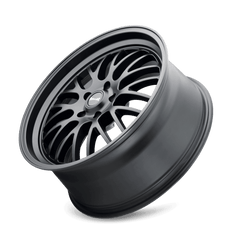 18x9.5 RIDLER 607 5x5 Offset (6) Center Bore (83.82) Style #607 | 607 - 8973MB - Black Patch Performance - RIDL6078973MB