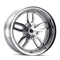 20x8.5 RIDLER 608 5x5 Offset (0) Center Bore (78.3) Style #608 | 608 - 2873C - Black Patch Performance - RIDL6082873C