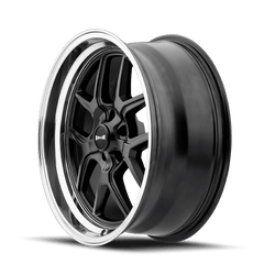 20x8.5 RIDLER 610 5x5 Offset (0) Center Bore (83.82) Style #610 | 610 - 2873MB - Black Patch Performance - RIDL6102873MB