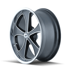 18x9.5 RIDLER 645 5x4.75 Offset (0) Center Bore (83.82) Style #645 | 645 - 8961MBP - Black Patch Performance - RIDL6458961MBP