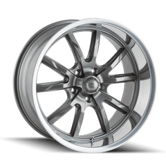 18x8 RIDLER 650 5x4.5 Offset (0) Center Bore (83.82) Style #650 | 650 - 8865G - Black Patch Performance - RIDL6508865G