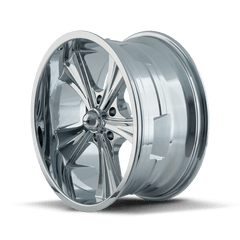 22x9.5 RIDLER 651 5x115 Offset (18) Center Bore (71.5) Style #651 | 651 - 22964C18 - Black Patch Performance - RIDL65122964C18