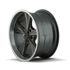 22x9.5 RIDLER 651 5x115 Offset (18) Center Bore (71.5) Style #651 | 651 - 22964G18 - Black Patch Performance - RIDL65122964G18