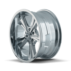 18x9.5 RIDLER 651 5x4.5 Offset (0) Center Bore (83.82) Style #651 | 651 - 8965C - Black Patch Performance - RIDL6518965C