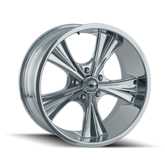18x9.5 RIDLER 651 5x4.5 Offset (0) Center Bore (83.82) Style #651 | 651 - 8965C - Black Patch Performance - RIDL6518965C