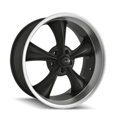 20x10 RIDLER 695 5x4.75 Offset (0) Center Bore (83.82) Style #695 | 695 - 2161MB - Black Patch Performance - RIDL6952161MB
