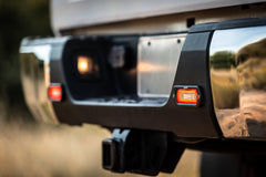 RIGID Industries 53223 RIGID SR-L Series Off-Road Spreader Pod, 3 Wire, Flush Mount, Amber Halo, Pair - Black Patch Performance - RIGI53223
