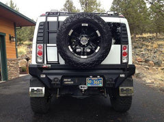 RDA Dakar Rear Bumpers - Black Patch Performance - ROAD12008B