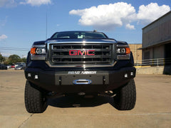 14 - 15 GMC Sierra 1500 Bumper - Front - Black Patch Performance - ROAD214R0B