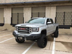16 - 18 GMC Sierra 1500 Bumper - Front - Black Patch Performance - ROAD2161F0B