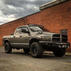 02 - 05 Dodge Ram 1500 Bumper - Front - Black Patch Performance - ROAD44030B