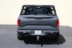 17 - 22 Ford F - 150 Raptor (Bed Length: 67.1Inch) Truck Bed Rack - Black Patch Performance - ROAD620BRS59BOVLD