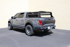 17 - 22 Ford F - 150 Raptor (Bed Length: 67.1Inch) Truck Bed Rack - Black Patch Performance - ROAD620BRS59BOVLD