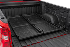 Slide-Out Truck Bed Cargo Tray | Easy Tailgate Access | Universal Fitment - Black Patch Performance - ROUG10209