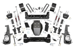 Rough Country 7.5 in Suspension Lift Kit - 10430 - Black Patch Performance - ROUG10430