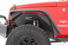 Rough Country Tubular Fender Flares - 10531 - Black Patch Performance - ROUG10531