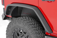 Rough Country Tubular Fender Flares - 10532 - Black Patch Performance - ROUG10532