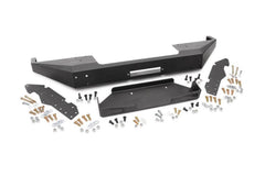 Rough Country Front Winch Bumper - 10570 - Black Patch Performance - ROUG10570
