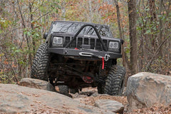 Rough Country Front Winch Bumper - 10570 - Black Patch Performance - ROUG10570