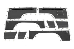 Rough Country Quarter Panel Armor - 10580 - Black Patch Performance - ROUG10580