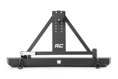 Rough Country Classic Full Width Rear Bumper - 10592A - Black Patch Performance - ROUG10592A