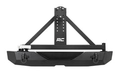 Rough Country Rock Crawler Rear HD Bumper - 10594A - Black Patch Performance - ROUG10594A