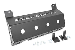 Rough Country Muffler Skid Plate - 10599 - Black Patch Performance - ROUG10599