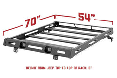 Rough Country Roof Rack System - 10605 - Black Patch Performance - ROUG10605