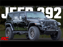 Rough Country Heavy Duty Rear LED Bumper - 10648 - Black Patch Performance - ROUG10648