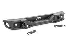 Rough Country Heavy Duty Rear LED Bumper - 10649 - Black Patch Performance - ROUG10649
