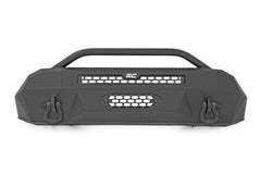 Rough Country Front Winch Bumper - 10712 - Black Patch Performance - ROUG10712