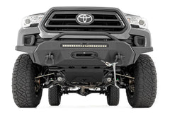 Rough Country High Clearance Bumper - 10716 - Black Patch Performance - ROUG10716