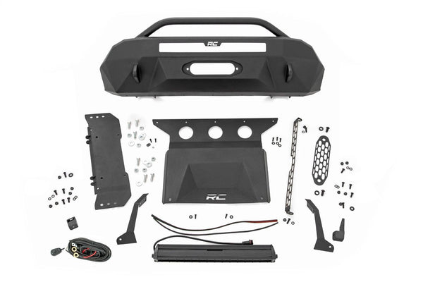 Rough Country Front Winch Bumper - 10718 – Black Patch Performance