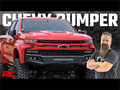 Rough Country LED Front Bumper - 10757A - Black Patch Performance - ROUG10757A