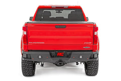 Rough Country Heavy Duty Rear LED Bumper - 10758 - Black Patch Performance - ROUG10758