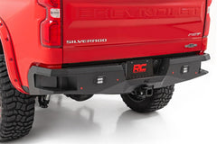 Rough Country Heavy Duty Rear LED Bumper - 10758 - Black Patch Performance - ROUG10758