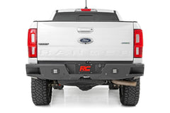 Rough Country Heavy Duty Rear LED Bumper - 10760 - Black Patch Performance - ROUG10760