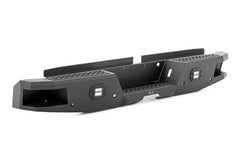 Rough Country Heavy Duty Rear LED Bumper - 10760 - Black Patch Performance - ROUG10760