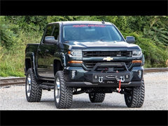 Rough Country Exo Winch Mount System Front Bumper - 10761 - Black Patch Performance - ROUG10761