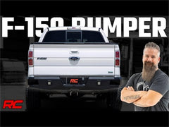 Rough Country Rear LED Bumper - 10768 - Black Patch Performance - ROUG10768