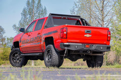 Rough Country Heavy Duty Rear LED Bumper - 10773 - Black Patch Performance - ROUG10773