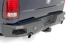 Rough Country Heavy Duty Rear LED Bumper - 10775 - Black Patch Performance - ROUG10775