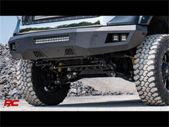 Rough Country Heavy Duty Front LED Bumper - 10777 - Black Patch Performance - ROUG10777