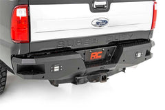 Rough Country Heavy Duty Rear LED Bumper - 10784 - Black Patch Performance - ROUG10784