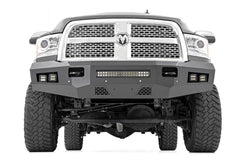 Rough Country LED Front Bumper - 10785 - Black Patch Performance - ROUG10785