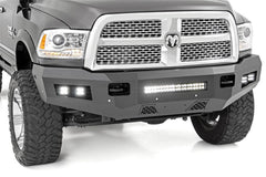 Rough Country LED Front Bumper - 10785 - Black Patch Performance - ROUG10785